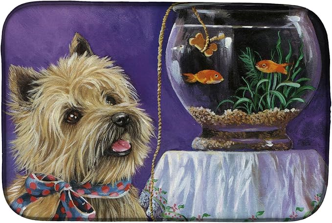 Cairn Terrier Gone Fishing