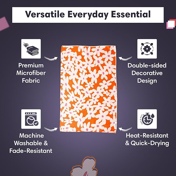 Check Your Blossoms- Orange/Pink