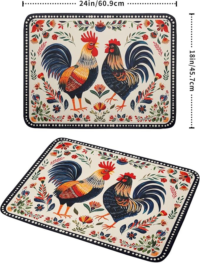Chicken Art White