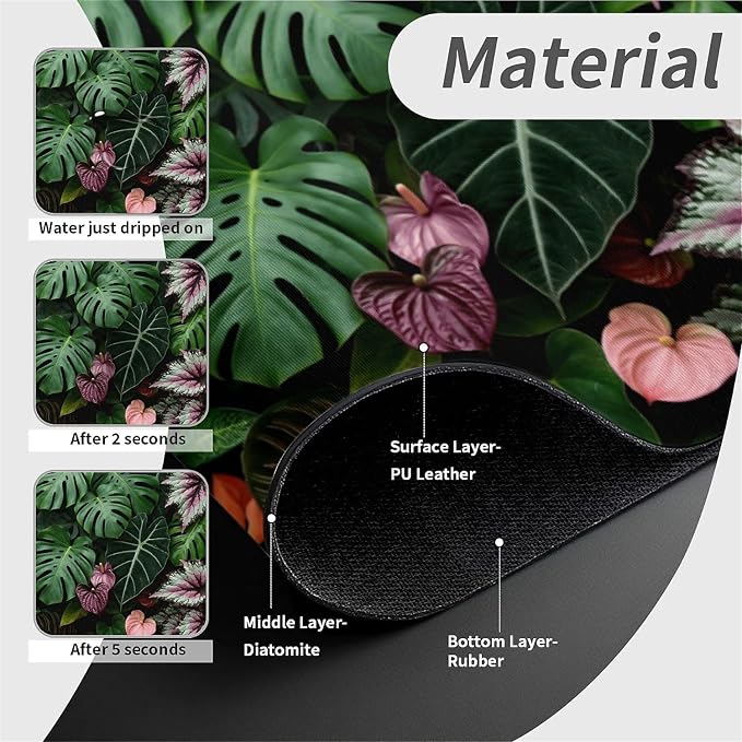 Tropical Monstera Dark Foliage