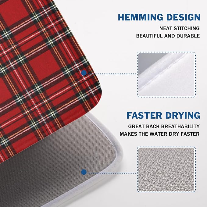 Christmas-red plaid