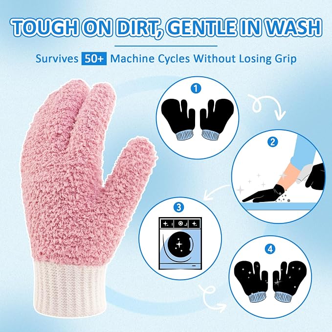 Pink Mitten + Gloves