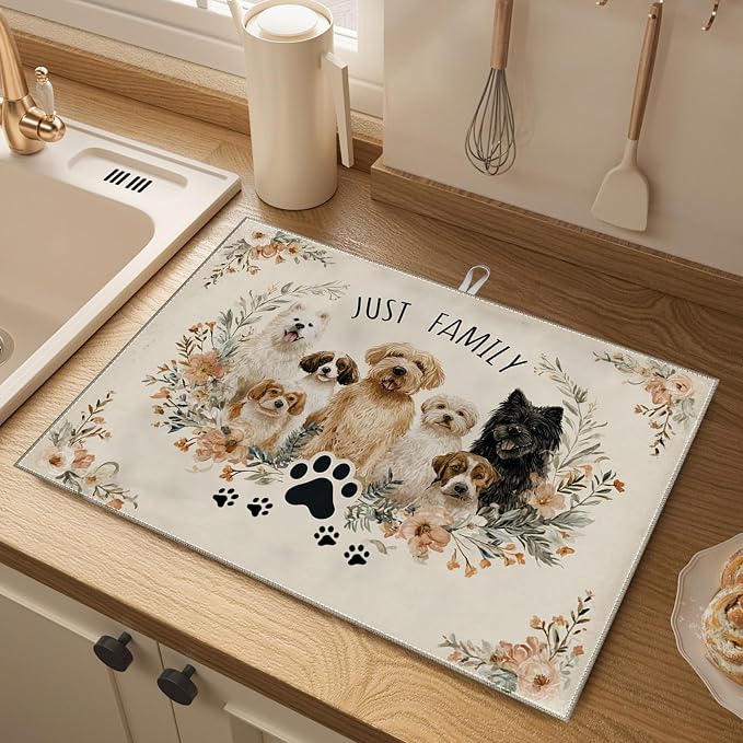 Dog Family White