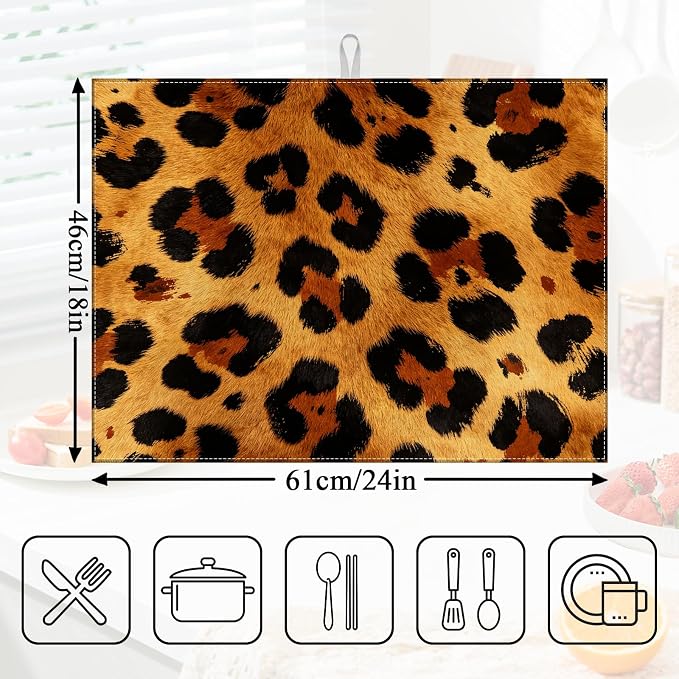 Brown Leopard Print