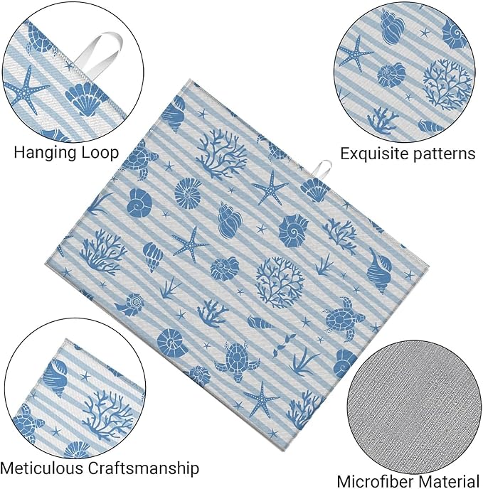 Blue Sea Turtle Shell