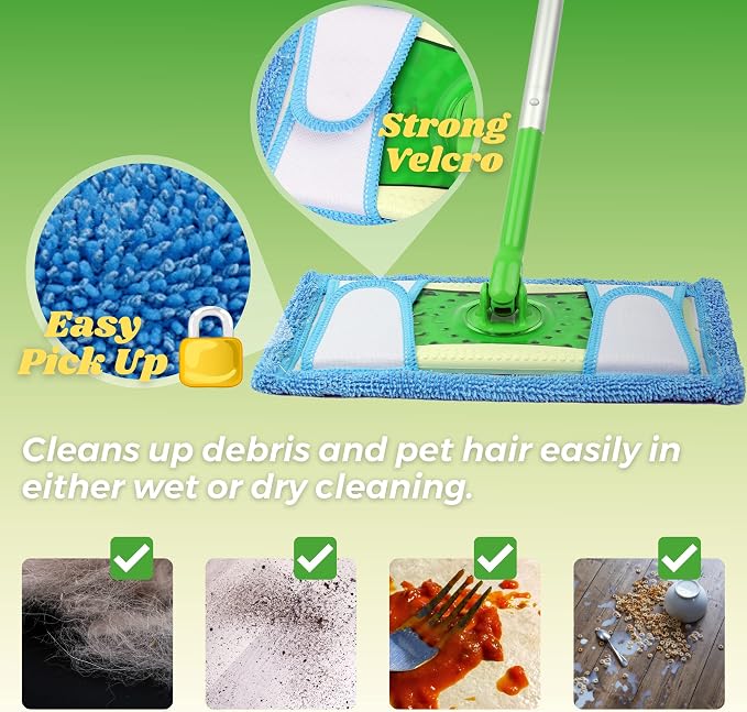 4 Pack-blue Wet Dry Pad