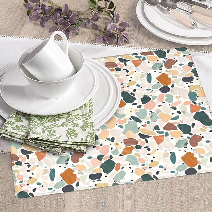 Boho Colorful Terrazz