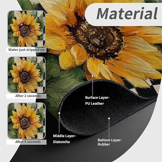 Checkerboard Sunflower-1
