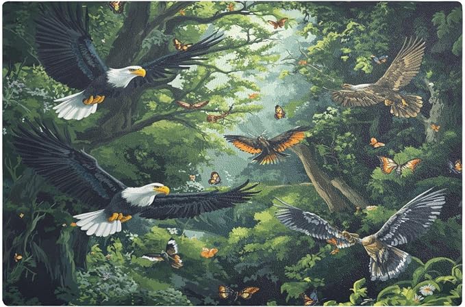 Bald Eagles and Forest Butterflies Bees