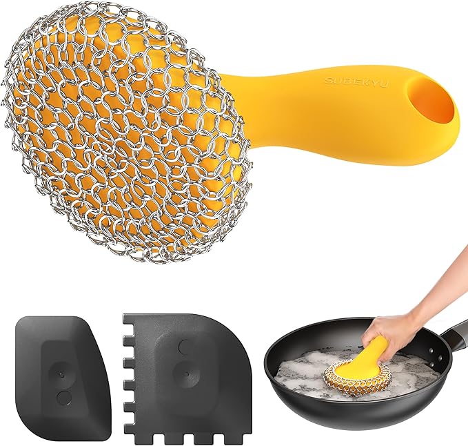 Yellow Scrubber + Scraper
