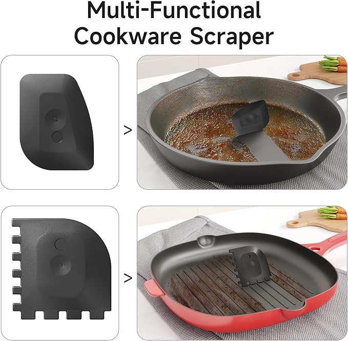 Gray Scrubber + Scraper
