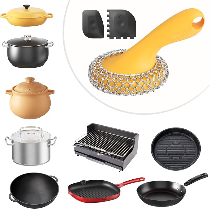 Yellow Scrubber + Scraper