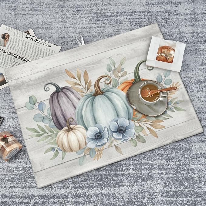 Watercolor Fall Pumpkins Arrangement 16
