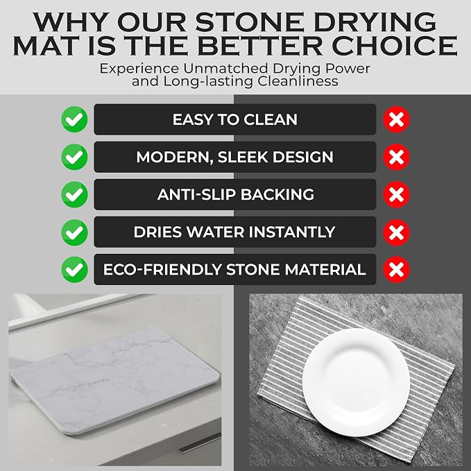 Light Gray/White Marble Finish