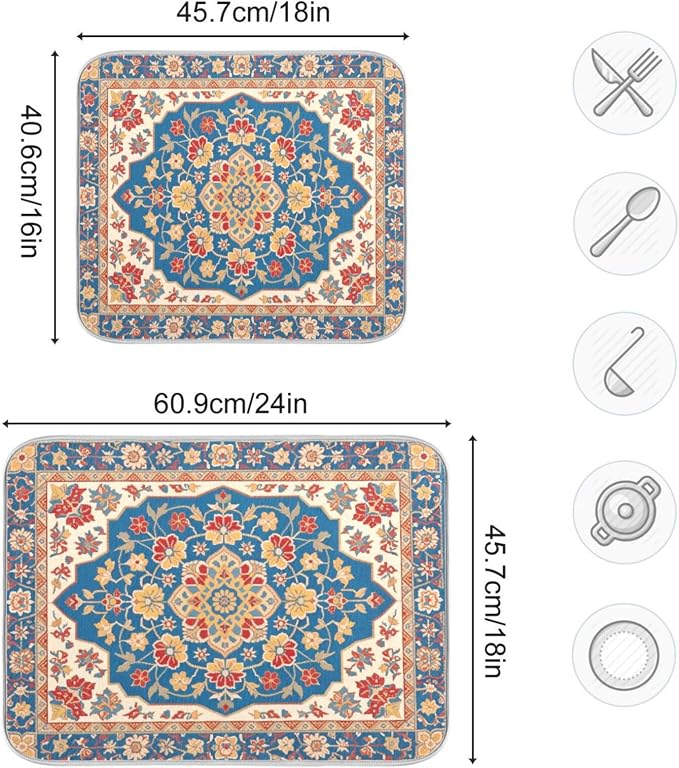 Retro Geometric Flowers