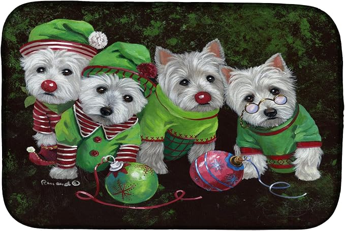 Westie Christmas Santa's Assistants