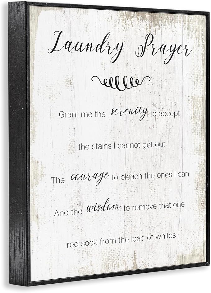 Laundry Prayer Serenity