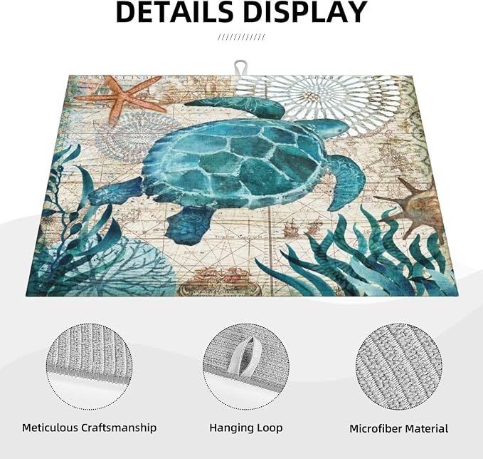 Ocean Theme Sea Turtle Seahorse Whale Octopus