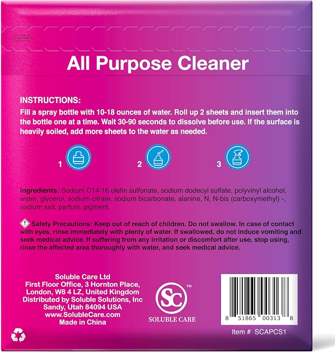 All Purpose Cleaner Sheets