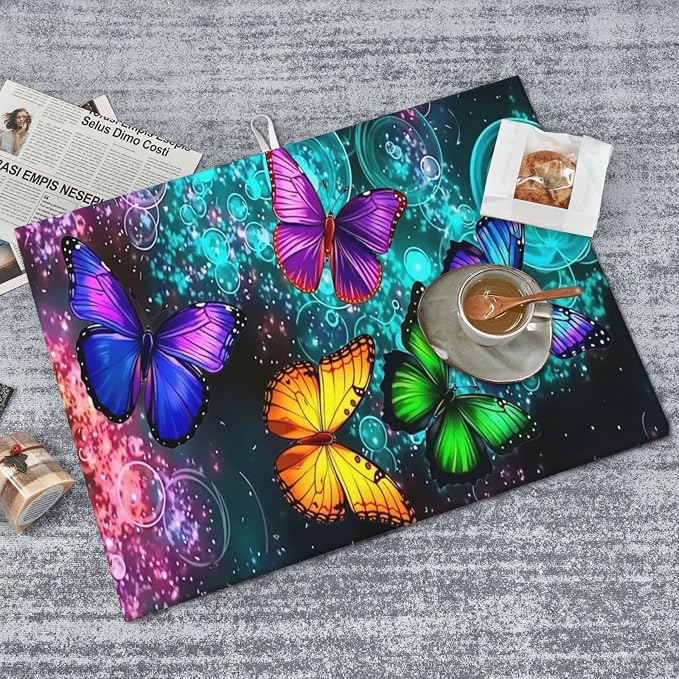 Colorful Butterfly Floral