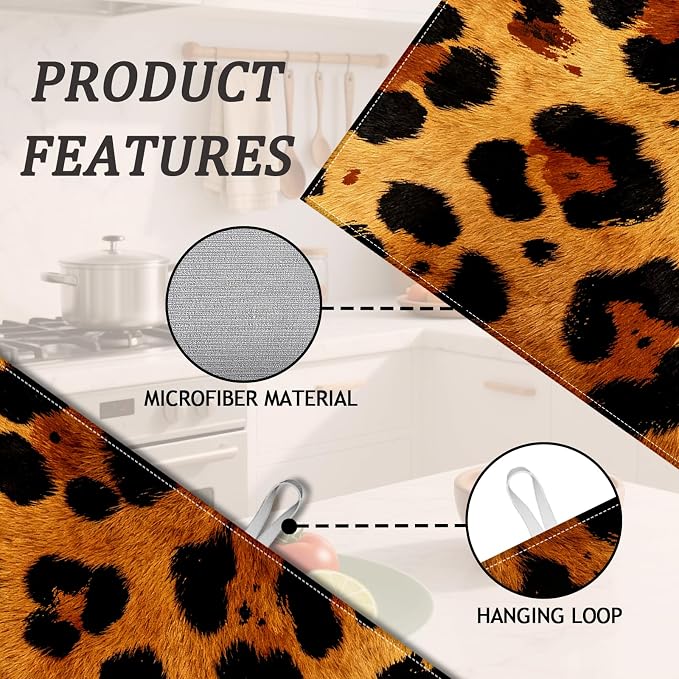 Brown Leopard Print
