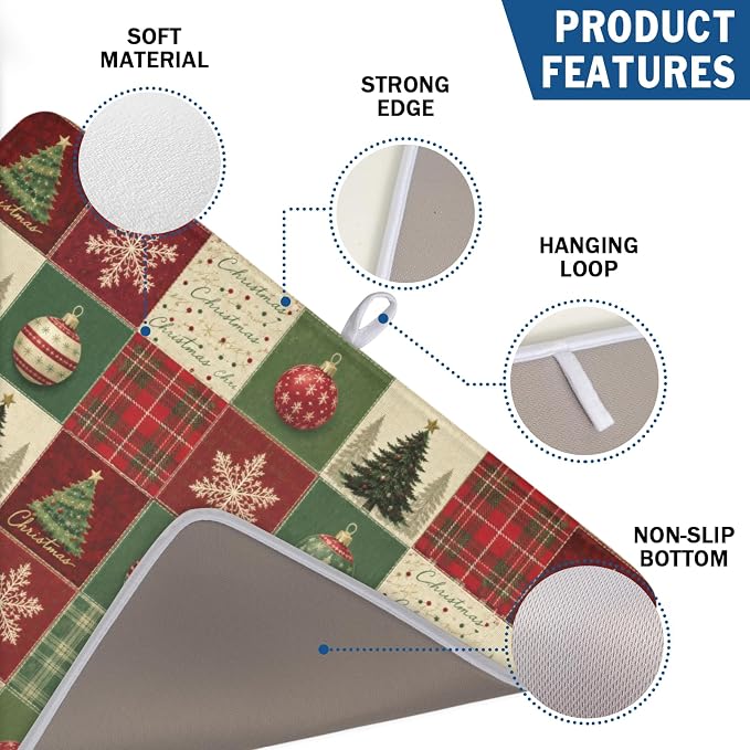 Christmas-checkered