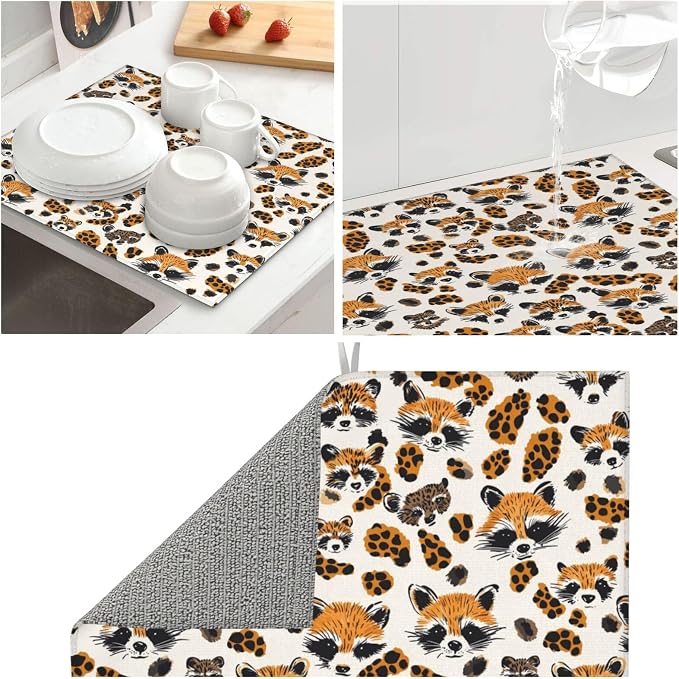 Raccoon Leopard Print