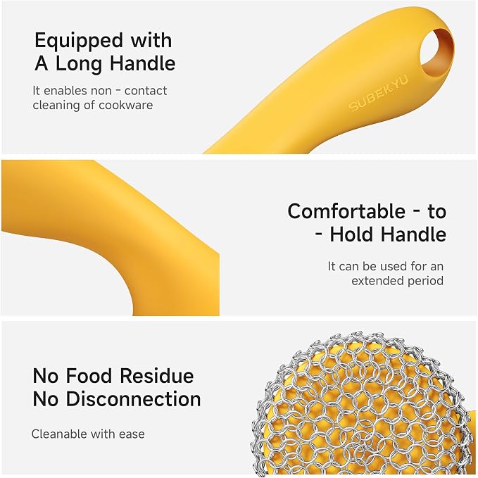 Yellow Scrubber + Scraper