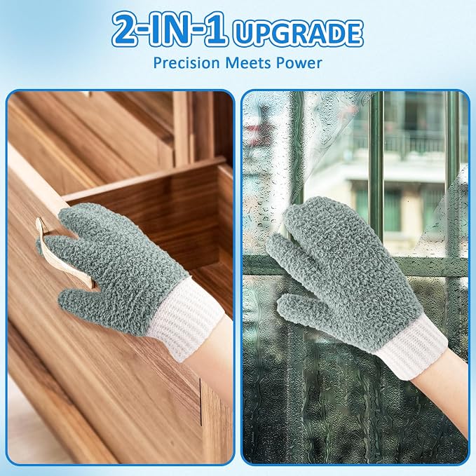 Gray Mitten + Gloves