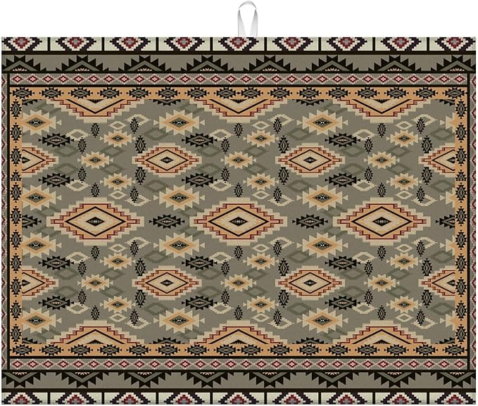 Brown Ethnic Floral Print