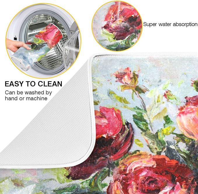 Red Rose Oil Painting