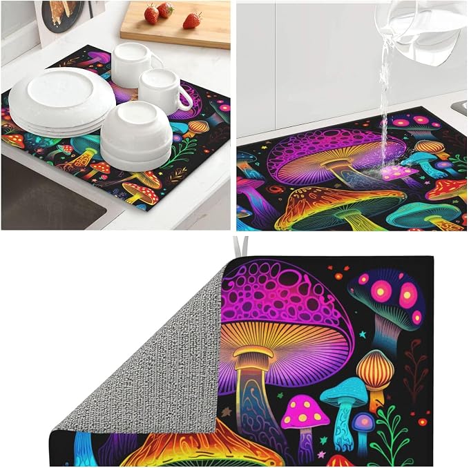 Trippy Neon Shroom Mushroom
