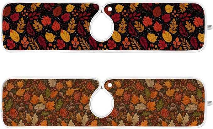 Brown Autumn Maple Leaves