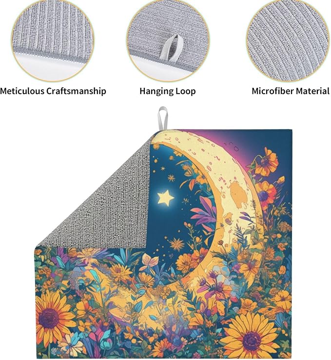 Fantasy Moon Night Floral