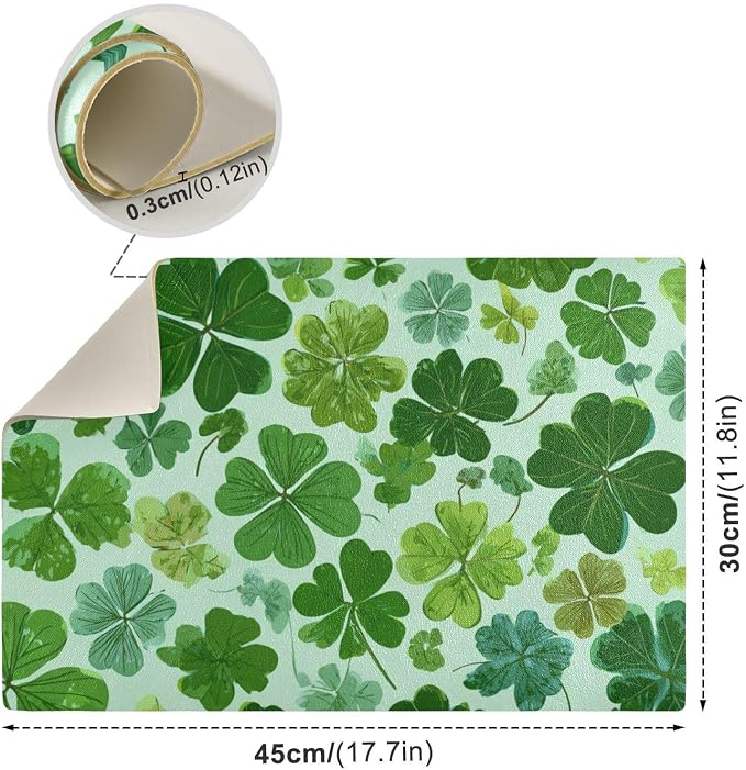 Green Nature St Patrick Clovers