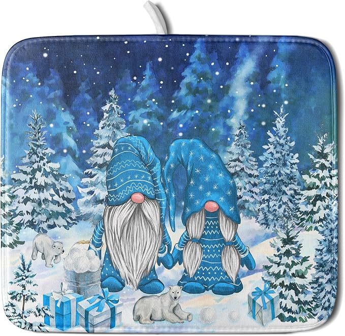 Blue Winter Gnome