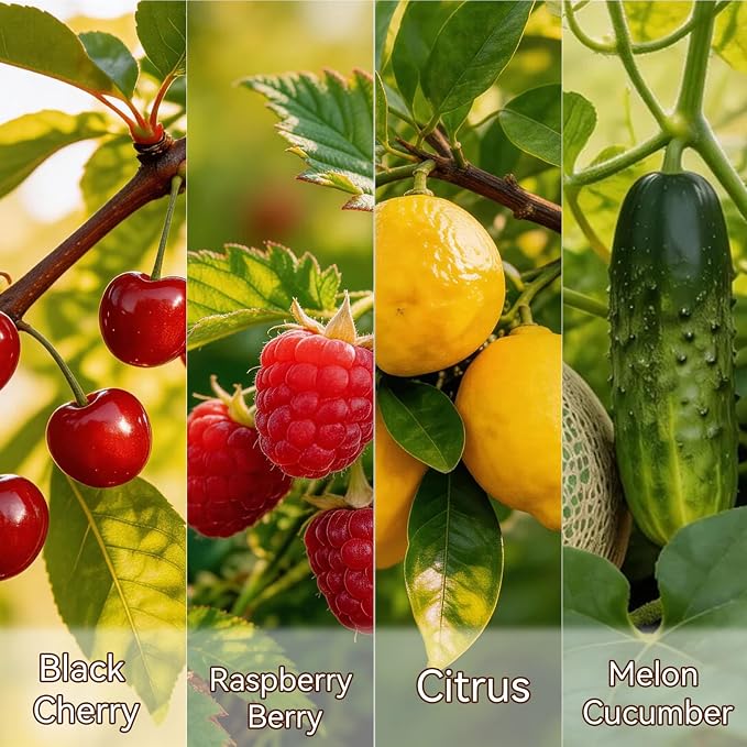 Black Cherry, Raspberry Berry, Citrus, Melon