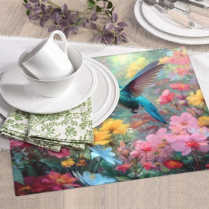 Hummingbird In Spring