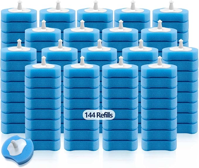 144 Bluetoilet Brush Refills