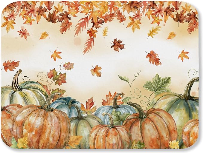 fall pumpkins-yellow