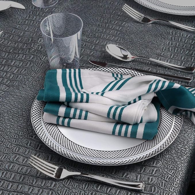 018 Teal/White