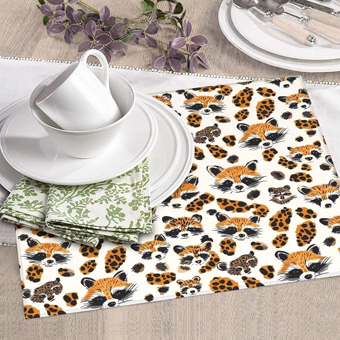 Raccoon Leopard Print