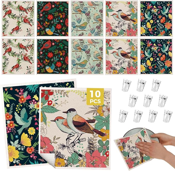 Birds Flowers
