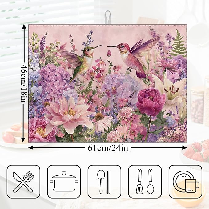Hummingbirds Floral