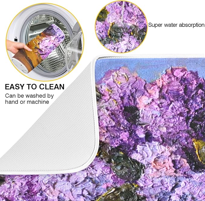 30 Purple flower oil painting