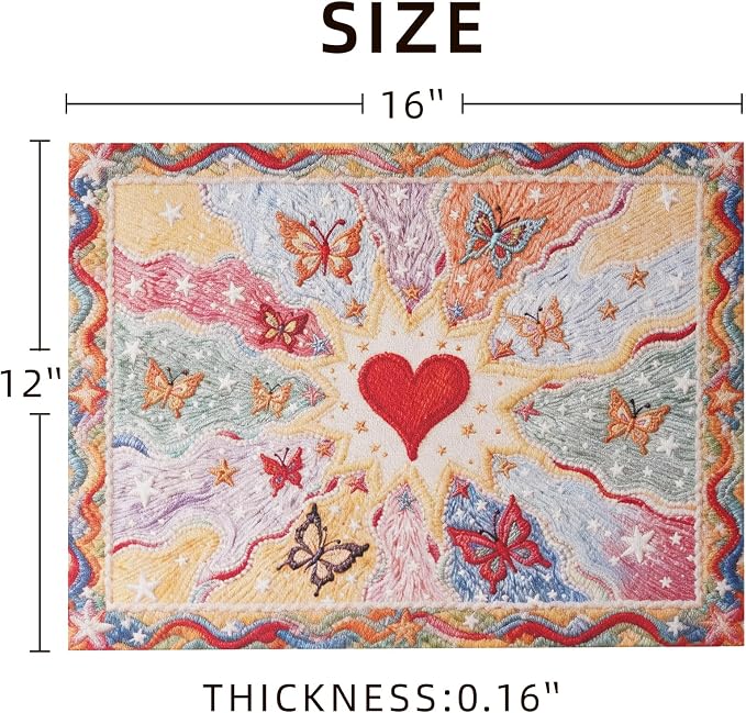 Colorful Heart Patchwork