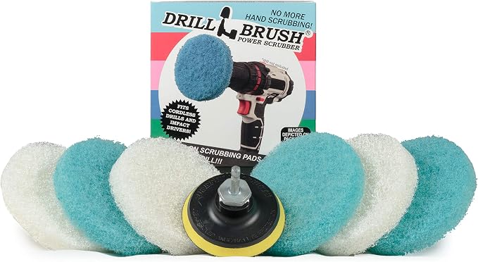 3x White Pads 3x Light Blue Pads