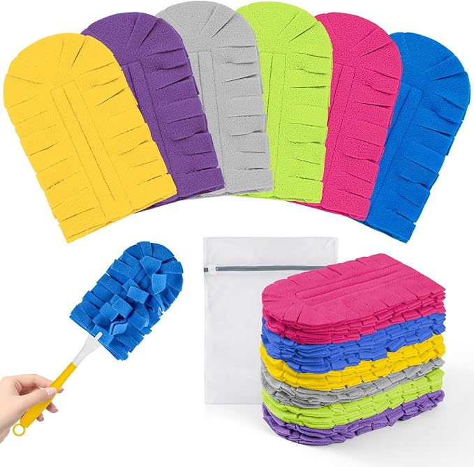 Purple,fuchsia,yellow,blue,green,gray