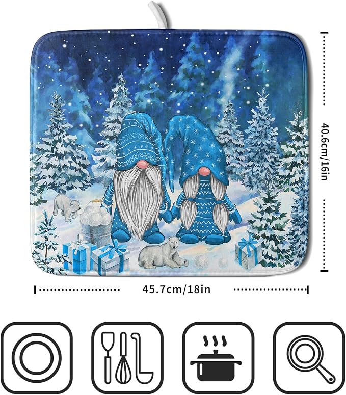 Blue Winter Gnome