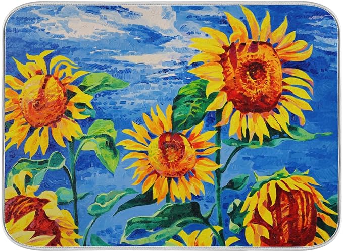 13 Yellow sunflower oil painting